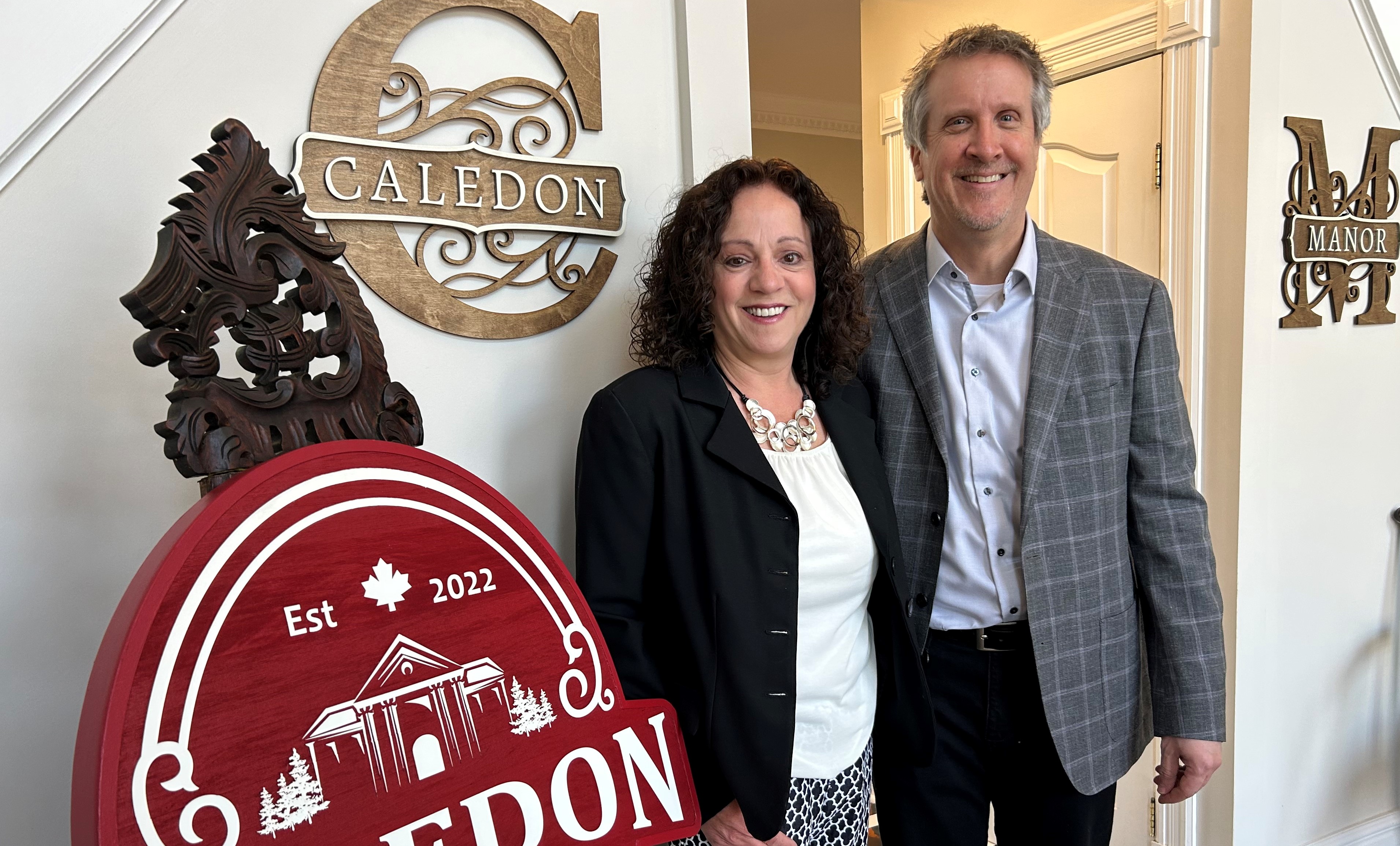 Owners Lena and Geoff of Caledon Manor and Country Inn