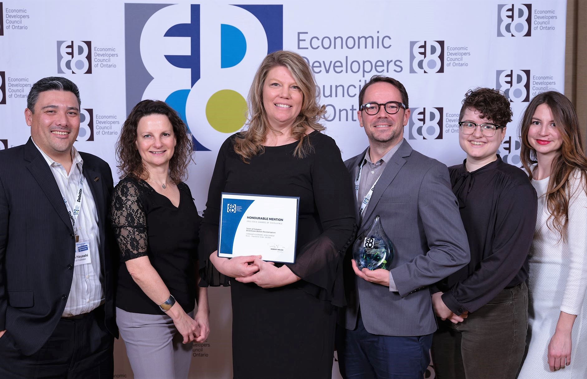 Economic Development Team with EDCO award