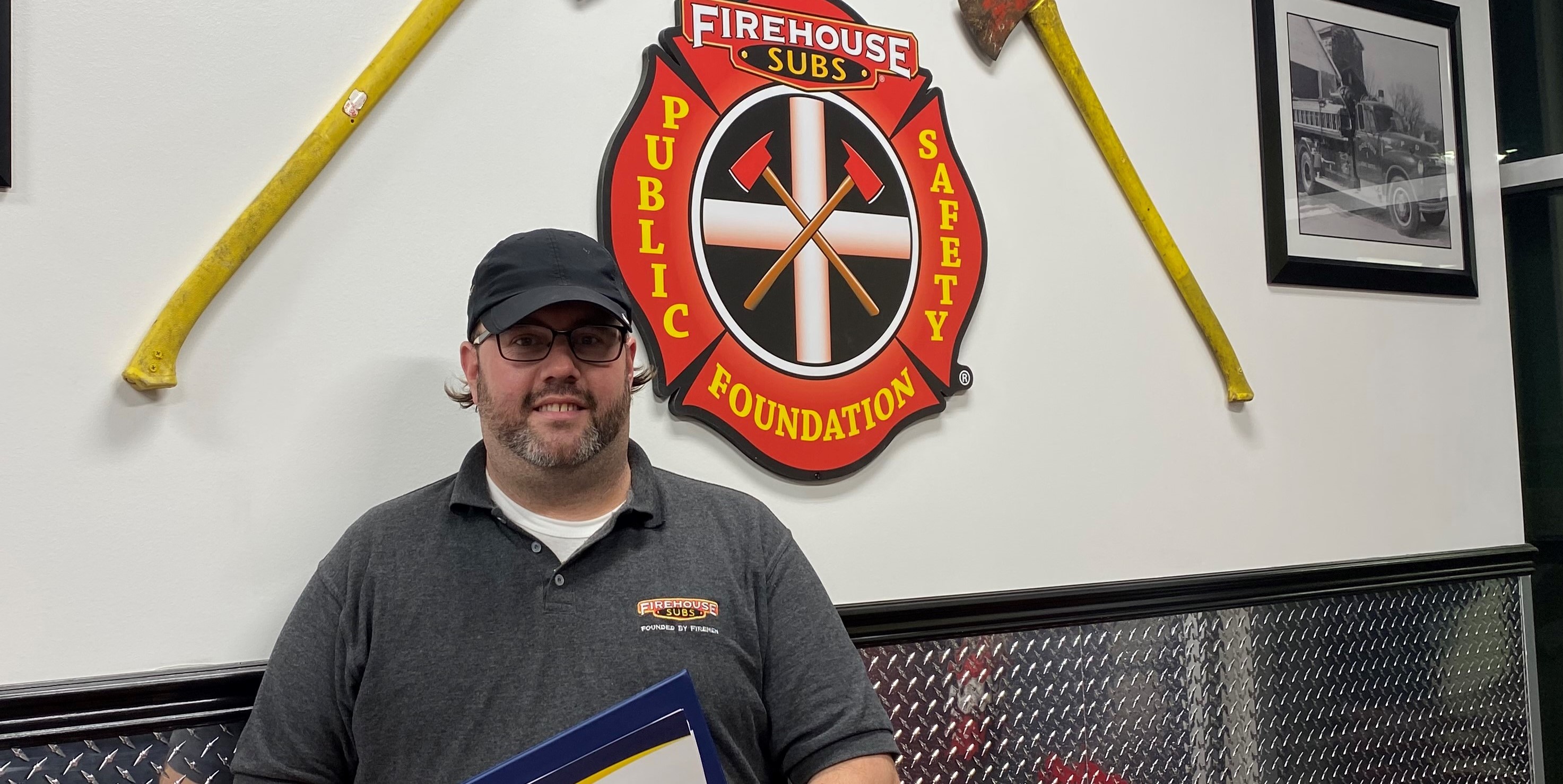 Jason Edgar owner of Firehouse Subs in Bolton