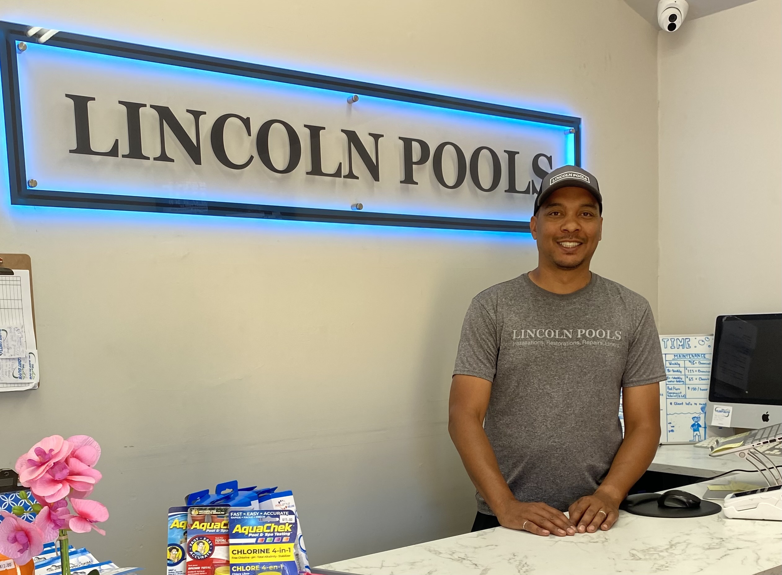 Chris owner of Lincoln Pools