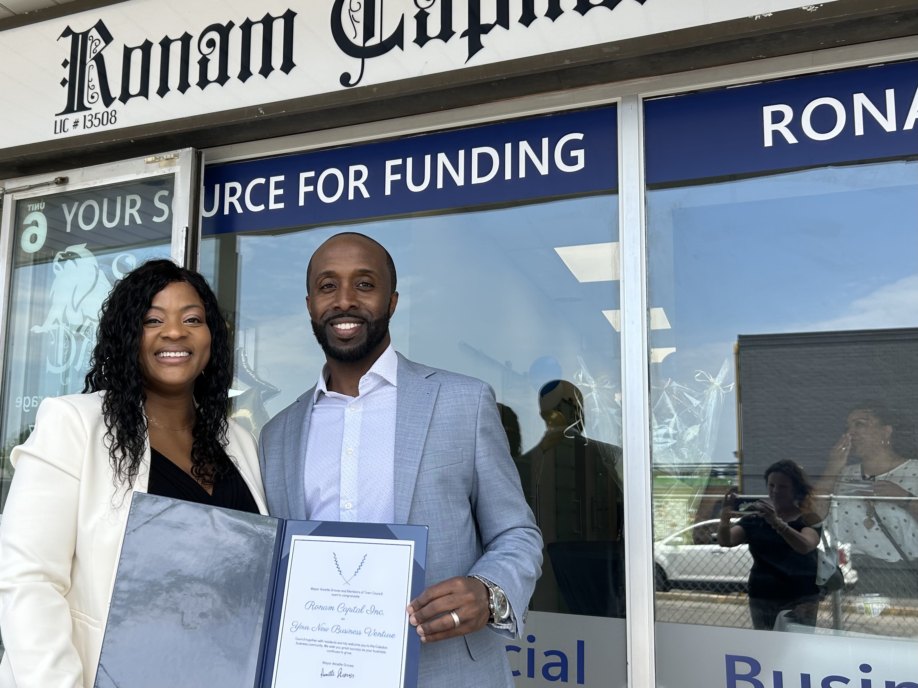 Ronam Capital owners Richard and Olivia